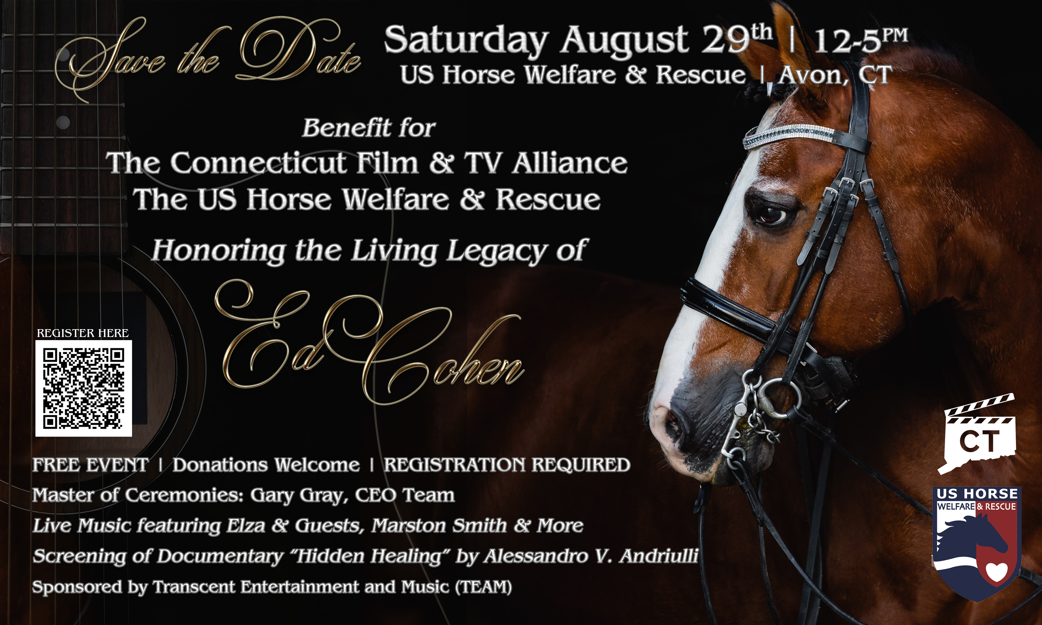 Official image from Connecticut Film & TV Alliance / official registration for Living Legacy of Ed Cohen — CT Film & TV Alliance Community Celebration